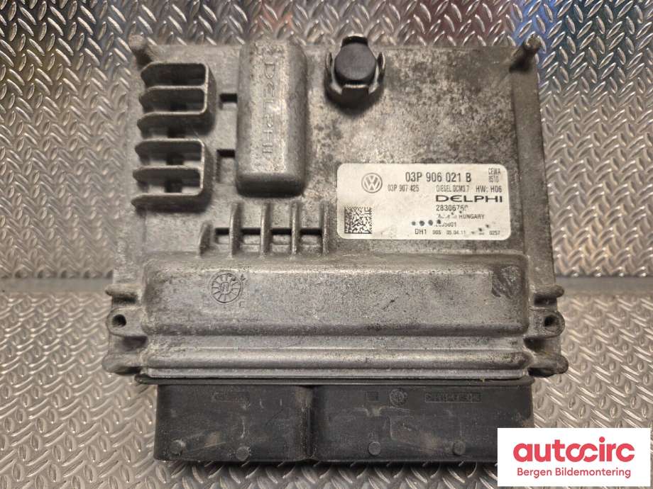 Styreenhet motor til VW Polo 2009-2014 (Type V, Fase 1) (VOLKSWAGEN|03P 906 021 B|)