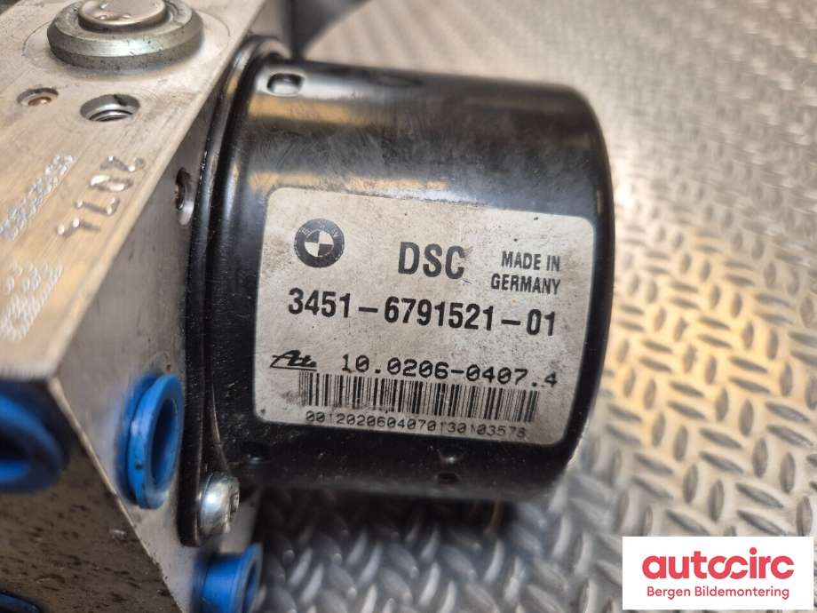 ABS sentral til BMW 1-Serie 2004-2011 (E81/E82/E87/E88) (E81/E82/E87/E88) (BMW|34 51 2 460 468|)