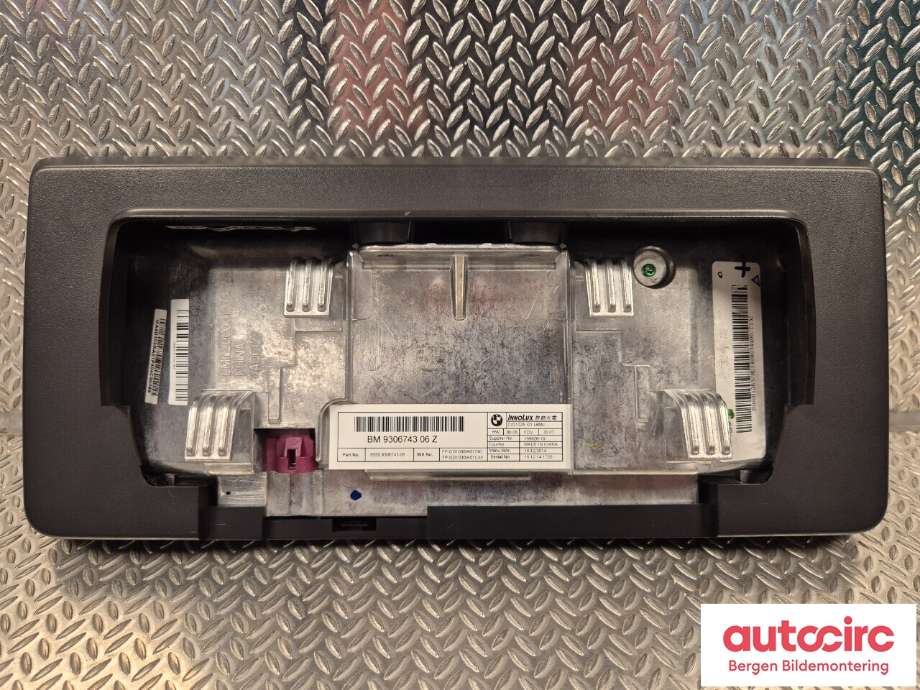 Instrument kjørecomputer til BMW i3 2013-2022  (BMW|65 50 9 306 743|)