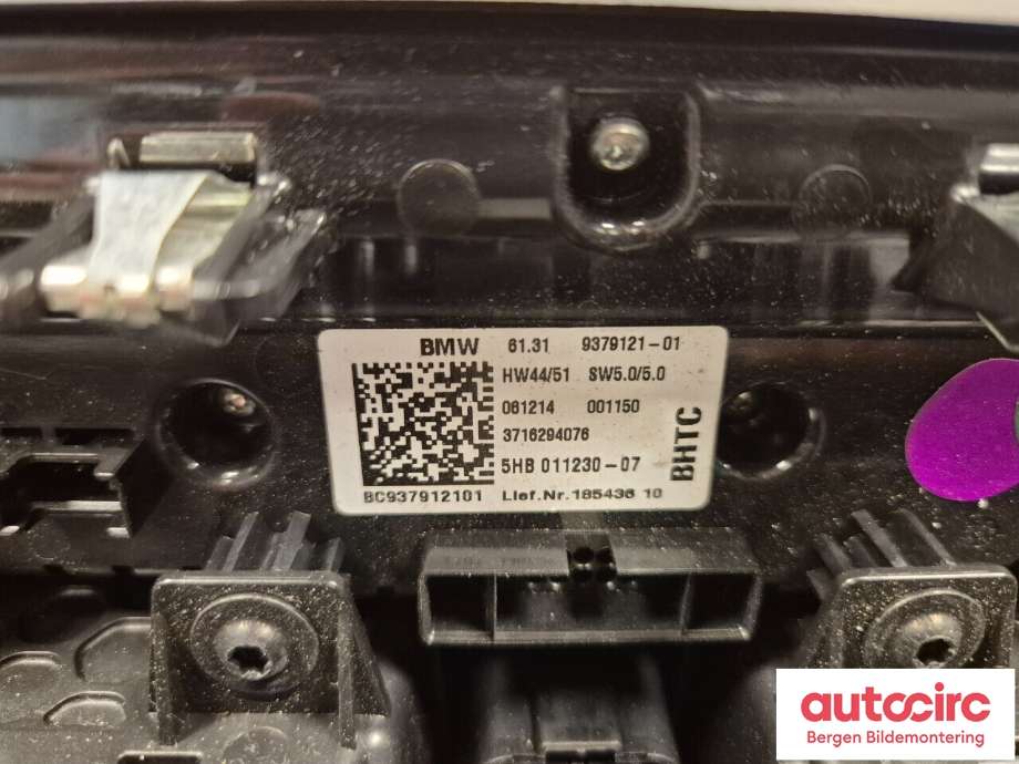 Varmeapparat betjening til BMW i3 2013-2022  (BMW|61 31 5 A0A 3F7||5HB011230-07)