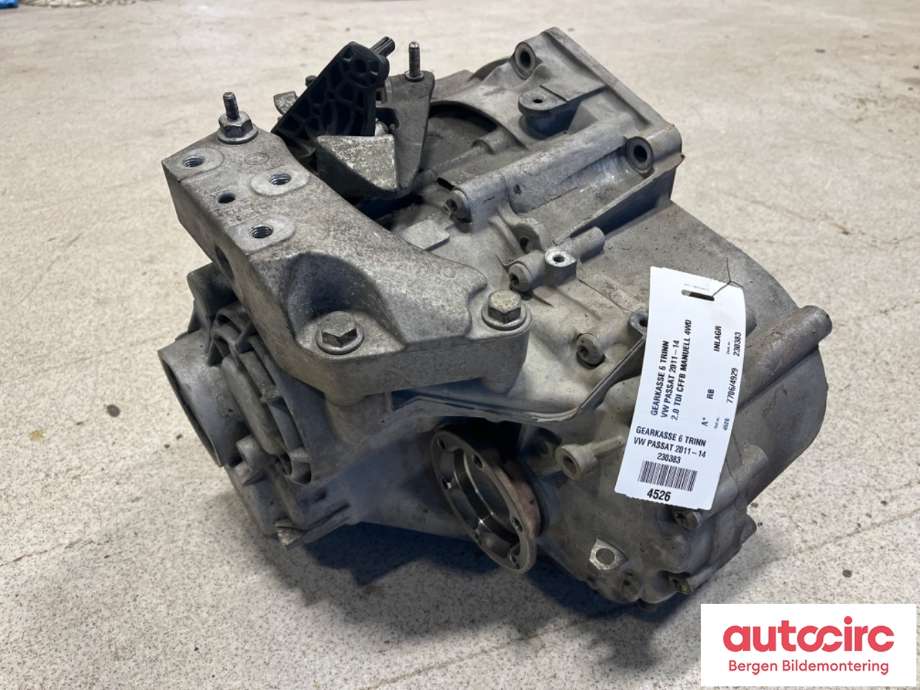 Girkasse manuell 6-trinn til VW Passat 2011-2015 (B7) (B7) (VOLKSWAGEN|02Q 300 050 D|)