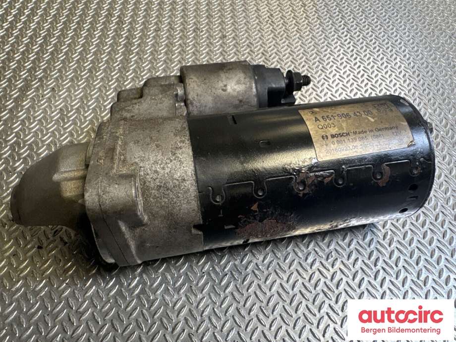 Starter diesel til Mercedes Sprinter 2013-2018 (Fase 2) (906) (906) (MERCEDES|A 651 906 43 00|)