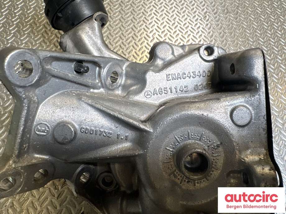 EGR-ventil til Mercedes Sprinter 2013-2018 (Fase 2) (906) (906) (MERCEDES|A 651 140 01 02|)