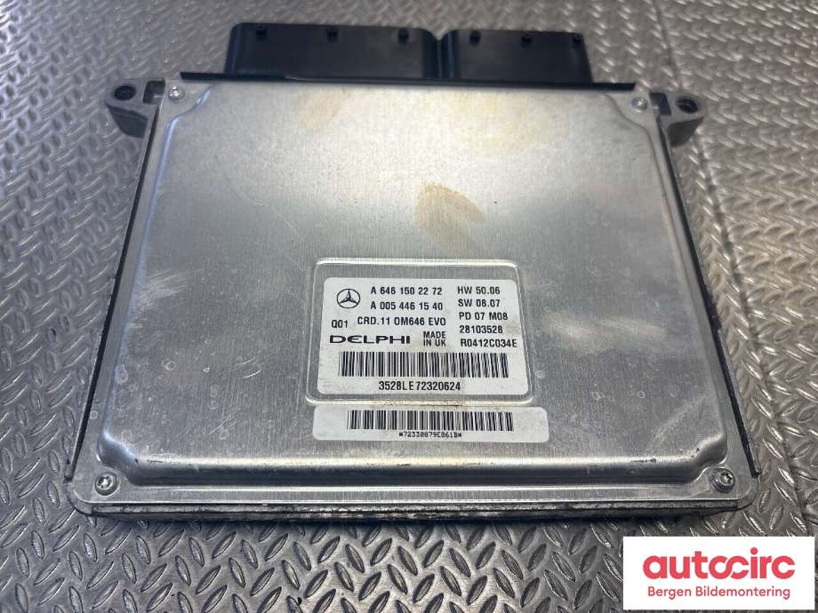 Styreenhet motor til Mercedes C-Klasse 2007-2011 (Fase 1) (W204) (W204) (MERCEDES|A 646 150 41 72|A 646 150 22 72|)