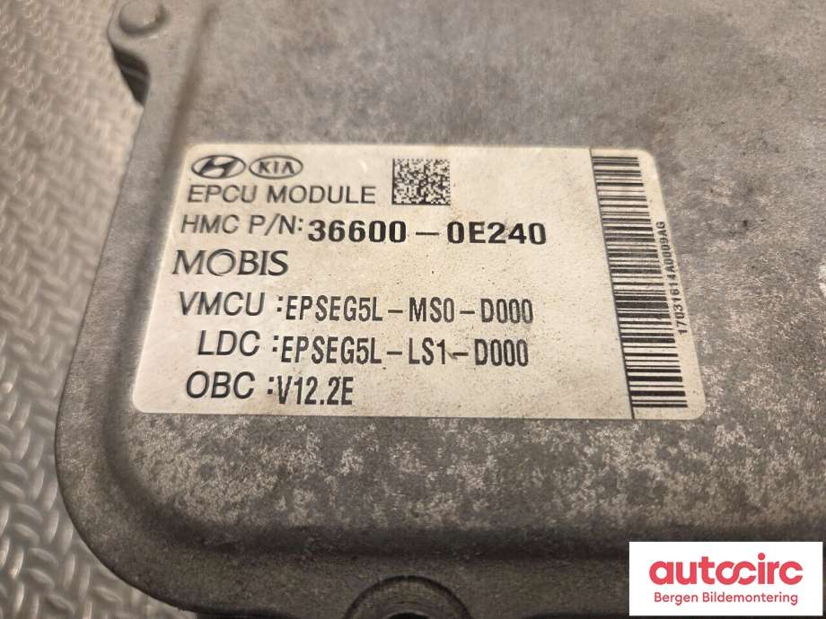 Inverter elbil til Kia Soul 2014-2019 (Type II) (KIA|366000E240|)