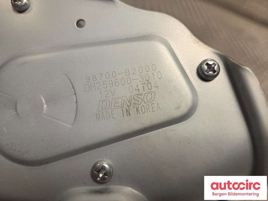 Viskermotor bakrute til Kia Soul 2014-2019 (Type II)  (KIA|98710B 2000|)