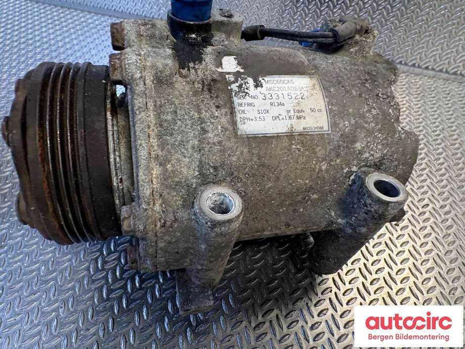 Aircondition kompressor til Suzuki SX4 2006-2009 (Type I, Fase 1)  (SUZUKI|95200-62JA0-000|95200-62JA0|)