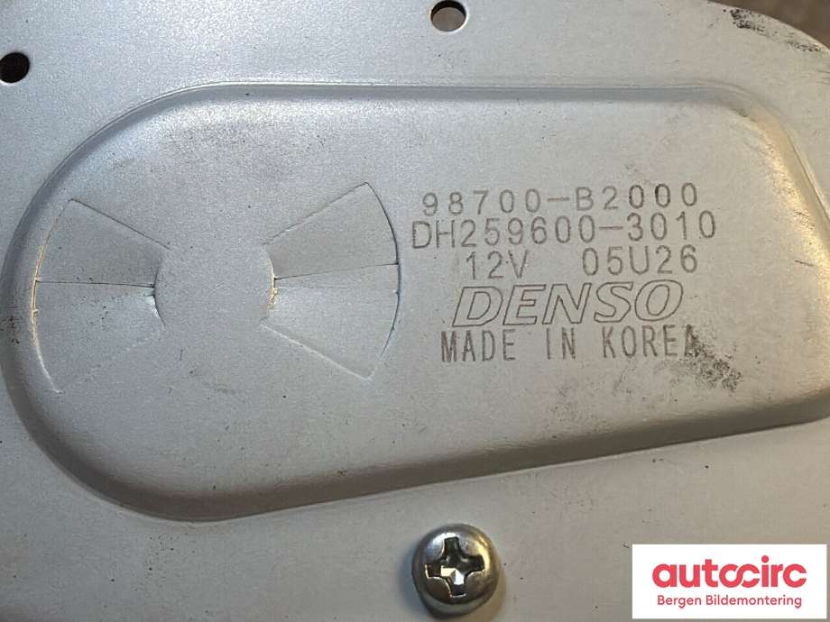 Viskermotor bakrute til Kia Soul 2014-2019 (Type II)  (KIA|98710B2000|)