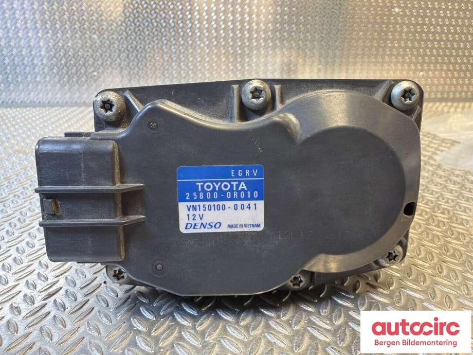 EGR-ventil til Toyota Avensis 2009-2015 (Type III, Fase 1)  (TOYOTA|258000R010||25800-0R010)