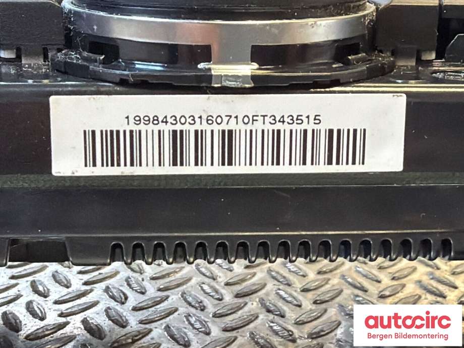Varmeapparat betjening til VW e-Golf 2017-2020 (Fase 2) (VOLKSWAGEN|5GE 907 044 AM|)