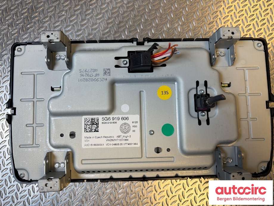 Instrument kjørecomputer til VW e-Golf 2017-2020 (Fase 2)  (VOLKSWAGEN|5G6 919 606 C|)
