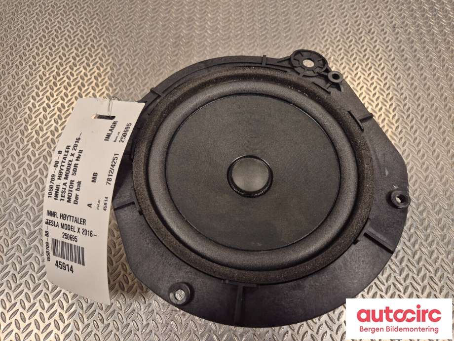 Bilstereo høyttaler til Tesla Model X 2016-->> (TESLA|1050709-00-B|)