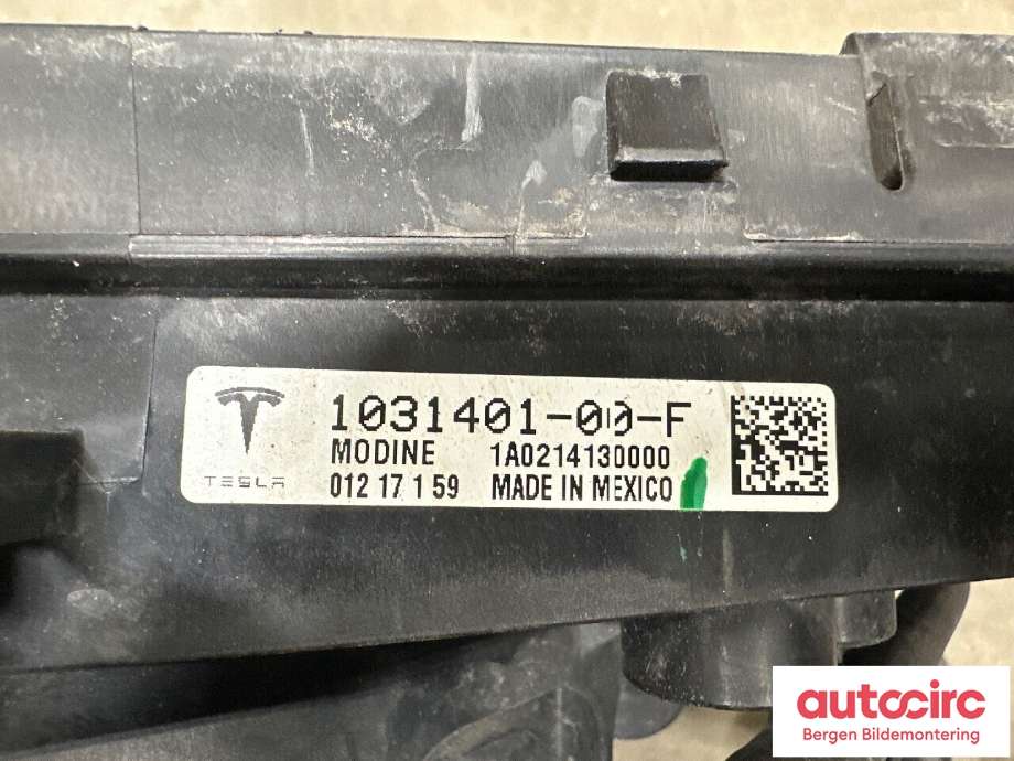 Kjølevifte til Tesla Model X 2016-->> (TESLA|1048500-00-F|)