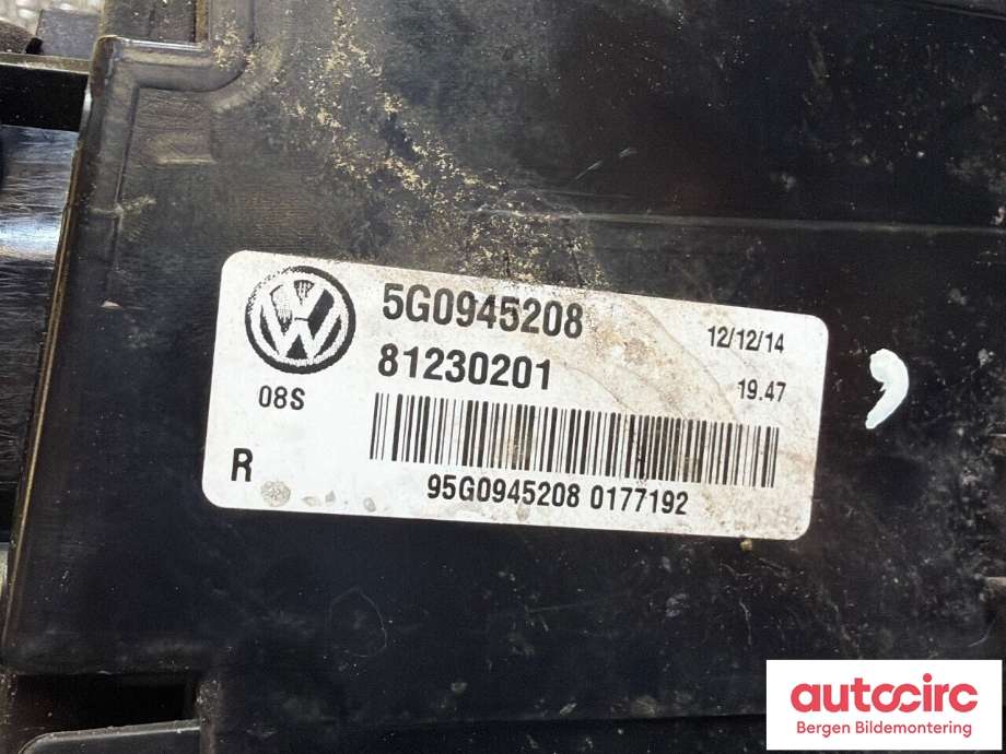 Baklykt høyre til VW e-Golf 2014-2017 (Fase 1)  (VOLKSWAGEN|5G0 945 208|)