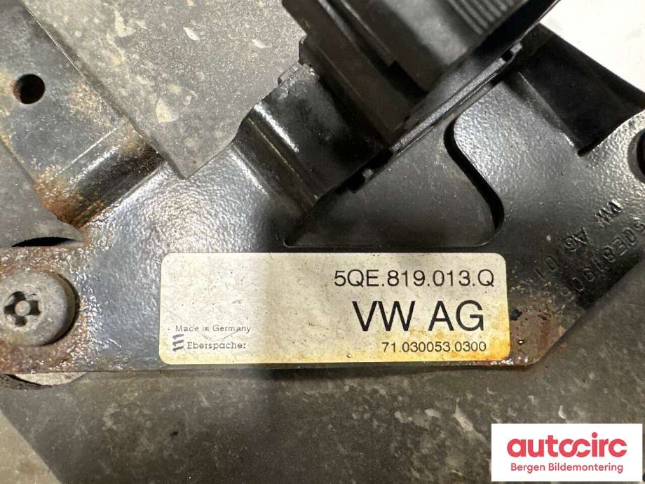 Varmeapparat til VW e-Golf 2014-2017 (Fase 1)  (VOLKSWAGEN|5QE 819 013 Q|5QE 819 013 AC|)