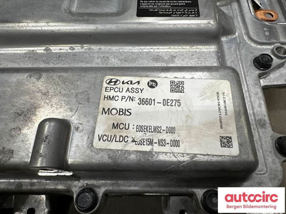 Inverter elbil til Hyundai Kona 2021-2023 (Type I, Fase 2)  (HYUNDAI|366010E275|)