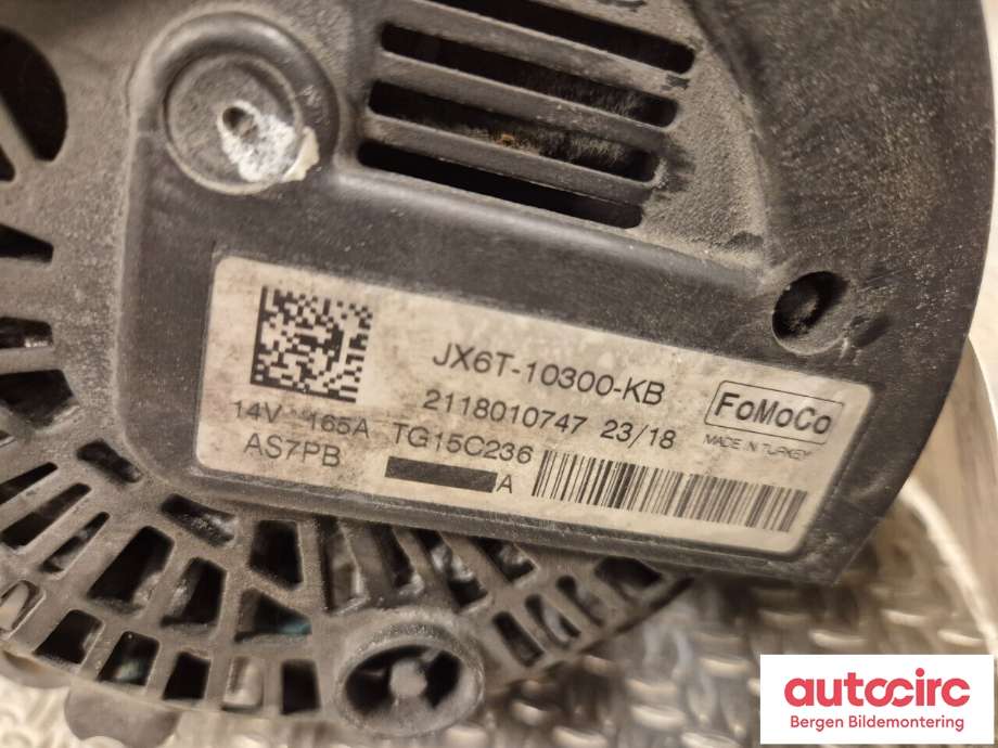 Dynamo til Ford Transit Connect 2018-->> Type II, Fase 2  (FORD|2449470|JX6T-10300-KC|)