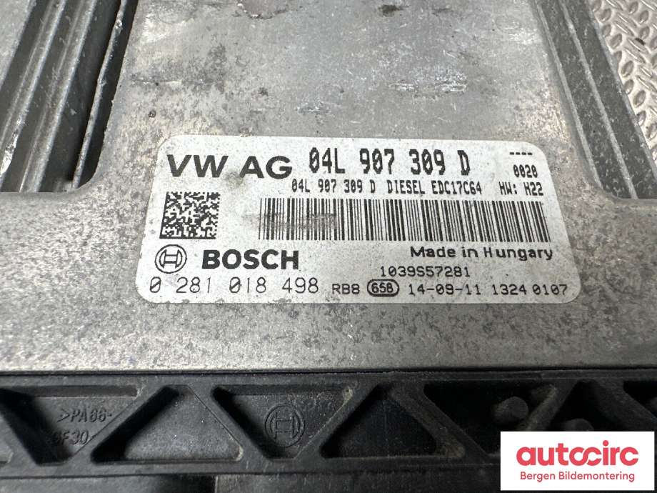 Styreenhet motor til VW Golf VII 2012-2017 (Fase 1) (VOLKSWAGEN|04L 906 021 DT|)
