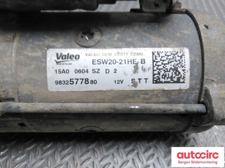 Starter diesel til Toyota Proace 2016-->> (Type II) (TOYOTA|SU001A8161|SU001B3050|)