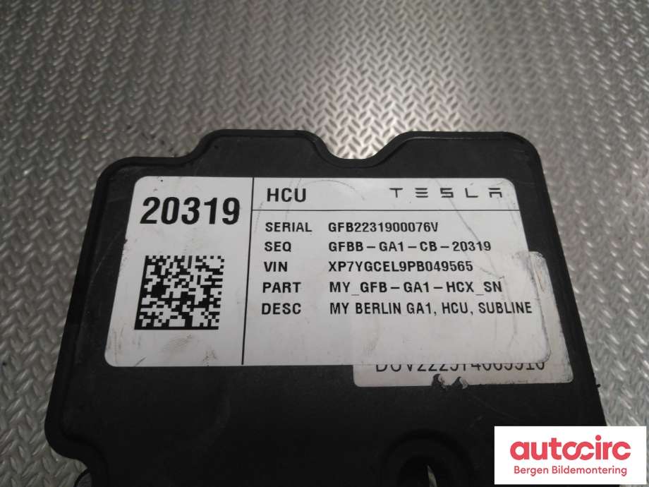 ABS sentral til Tesla Model Y 2021-2024 (Type I)  (TESLA|1044746-00-A|)