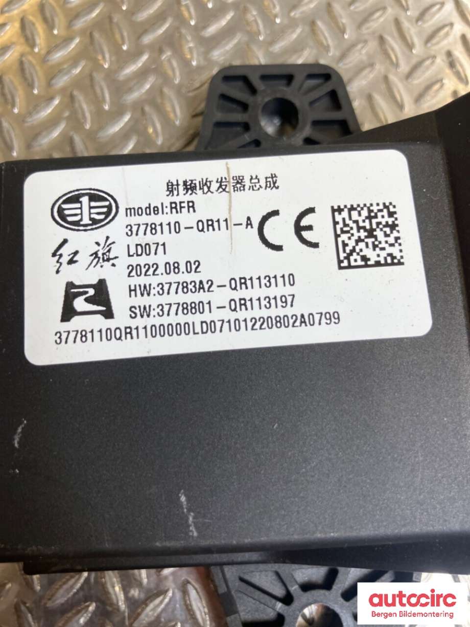 Styreenhet diverse til Hongqi E-HS9 2022-->>  (HONGQI|3778110-QR11-A|)