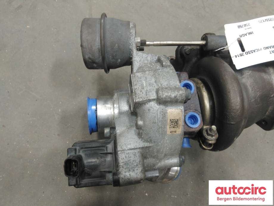 Turbo til Citroën C4, Picasso 2013-2018 (Type II)  (CITROEN|98 350 516 80|)