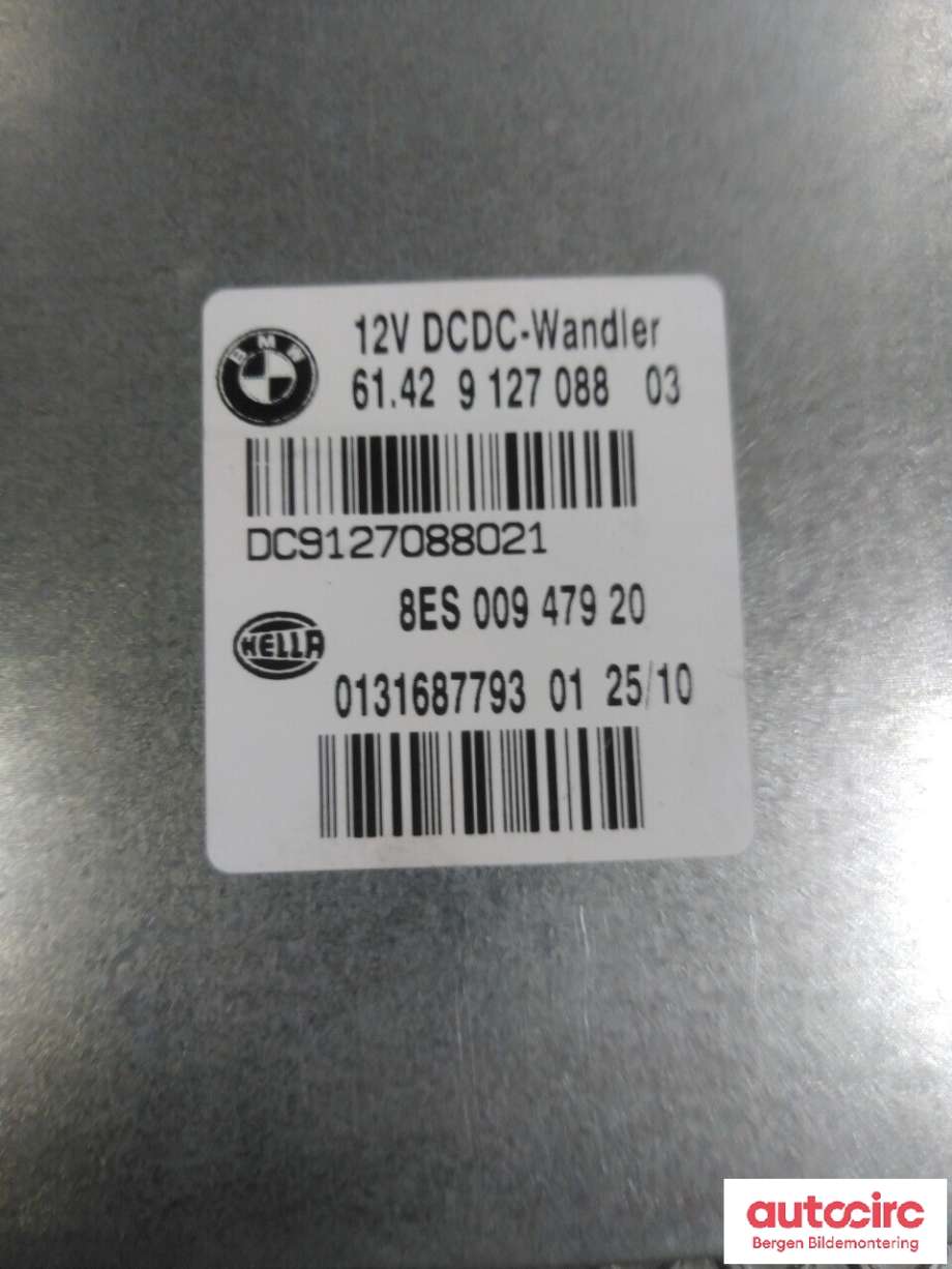 DCDC converter hybrid til BMW 3-Serie 2005-2011 (E90/E91/E92/E93) (E90/E91/E92/E93) (BMW|61 42 9 253 208|)