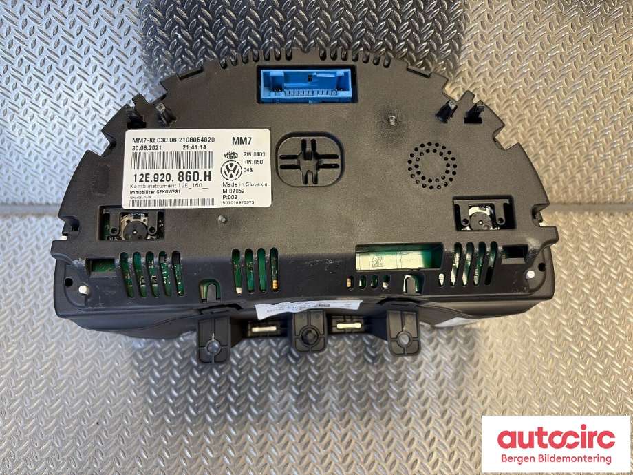 Speedometer til VW E-Up 2019-->> (VOLKSWAGEN|12E 920 860 H|)