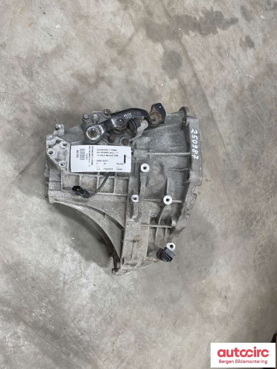 Girkasse manuell 6-trinn til Kia Picanto 2011-2017 (Type II)  (KIA||43000 02821)