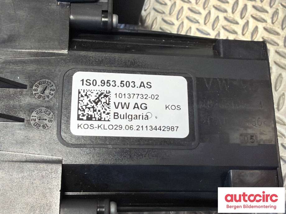Bryter combi til VW E-Up 2019-->>  (VOLKSWAGEN|1S0 953 513 K|)