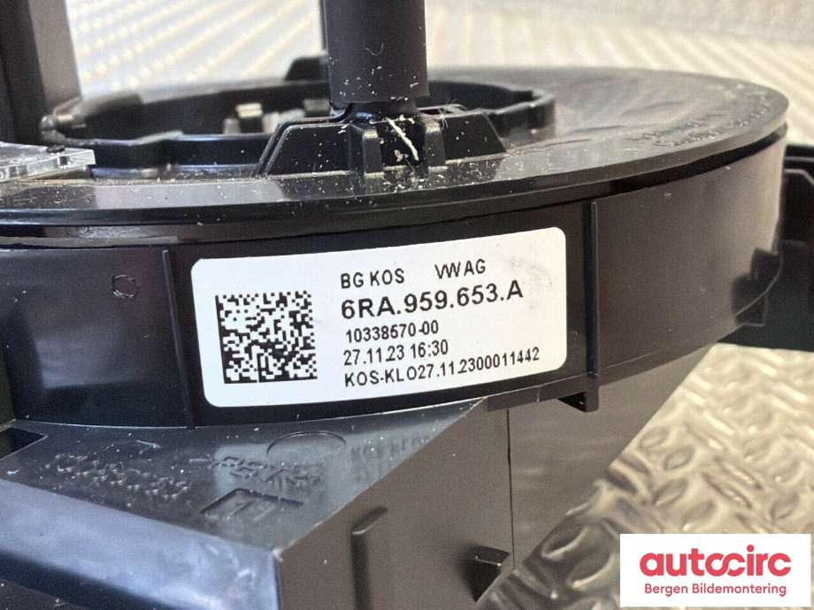 Airbag slepering til VW E-Up 2019-->>  (VOLKSWAGEN|6RA 959 653 A|)