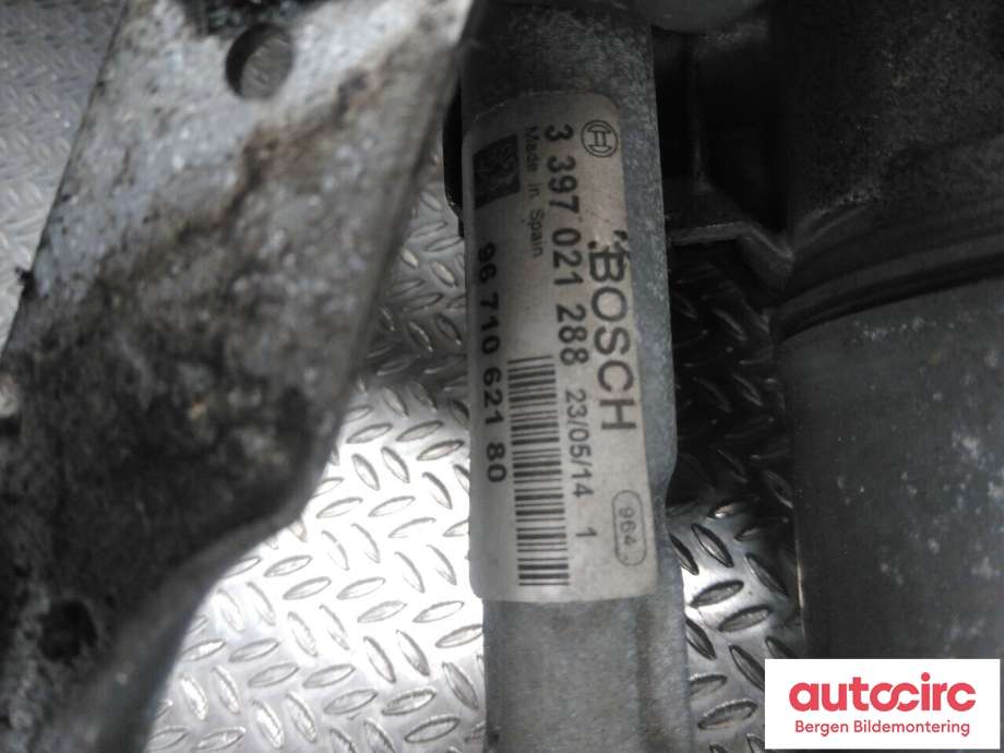 Viskermotor frontrute til Peugeot 5008 2010-2017 (Type I) (PEUGEOT|6405 PZ|)