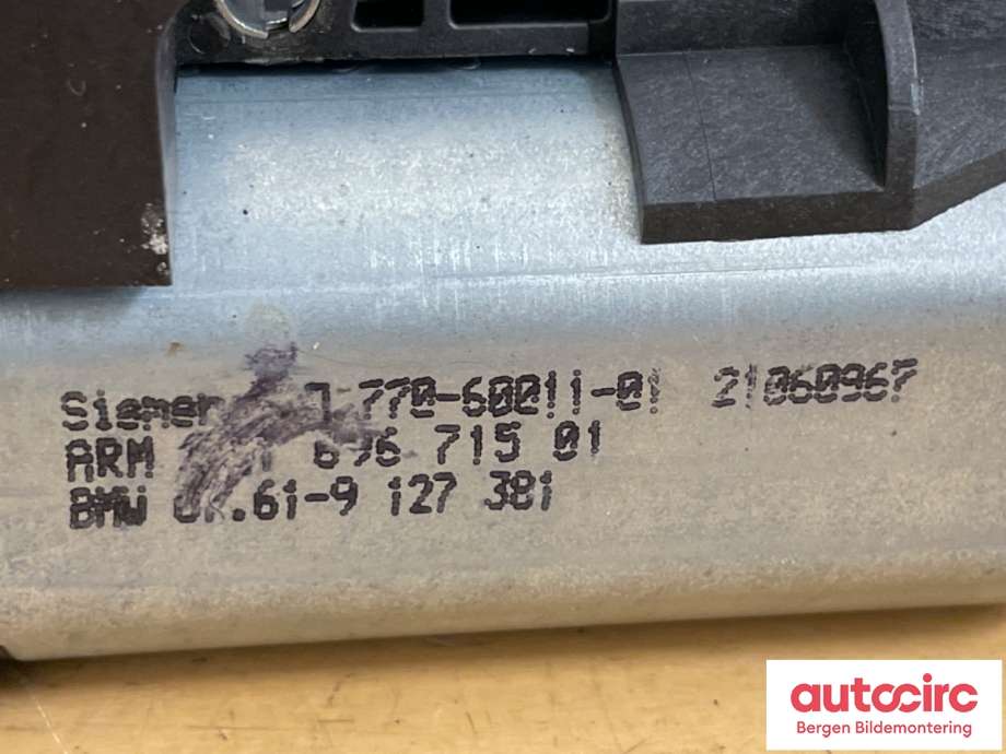 Takluke motor til BMW 5-Serie 2010-2017 (F10/F11) (F10/F11) (BMW|67 61 9 127 381|)
