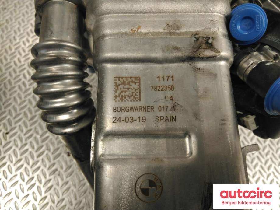 EGR-ventil til BMW 5-Serie 2010-2017 (F10/F11) (F10/F11) (BMW|11 71 7 822 350|)
