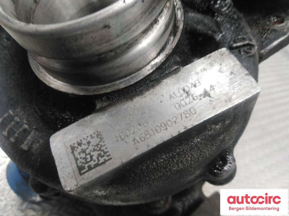 Turbo til Mercedes C-Klasse 2007-2011 (Fase 1) (W204) (W204) (MERCEDES|A 651 090 00 86|)