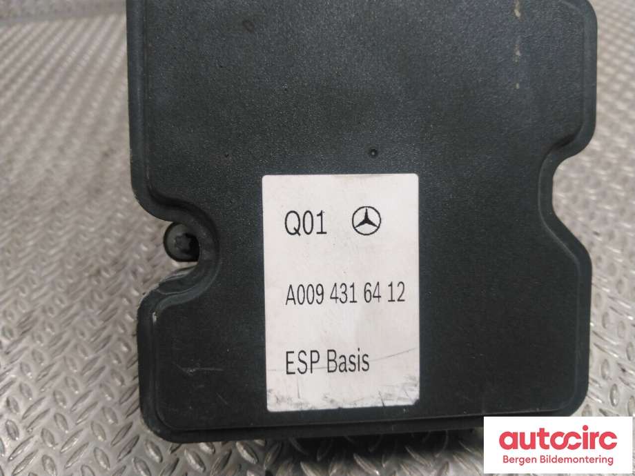 ABS sentral til Mercedes A-Klasse 2012-2018 (W176) (W176) (MERCEDES|A 009 431 65 12|)