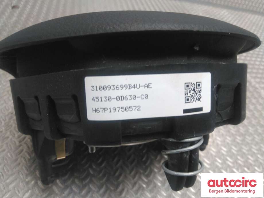 Airbag rattpute til Toyota Yaris 2014-2020 (Type III, Fase 2)  (TOYOTA|451300D630C1|)