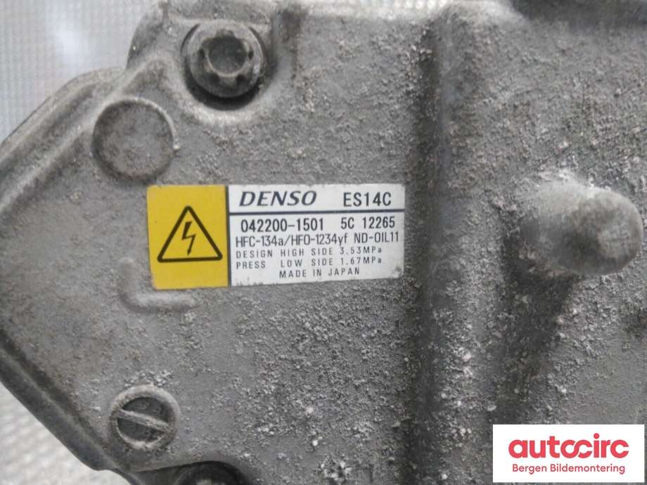 Aircondition kompressor til Toyota Yaris 2014-2020 (Type III, Fase 2)  (TOYOTA|8837015010|)