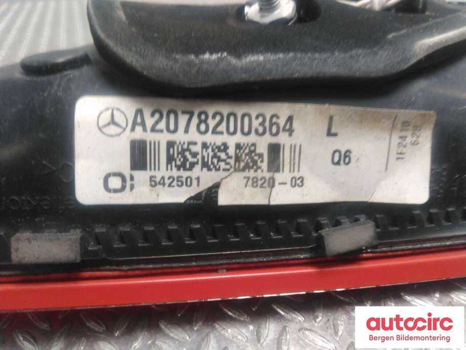 Baklykt venstre indre til Mercedes E-Klasse, Coupe/Cab 2009-2013 (Fase 1) (C207) (C207) (MERCEDES|A 207 820 03 64|)