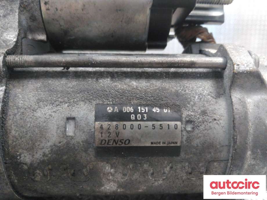 Starter diesel til Mercedes E-Klasse, Coupe/Cab 2009-2013 (Fase 1) (C207) (C207) (MERCEDES|A 006 151 45 01|)
