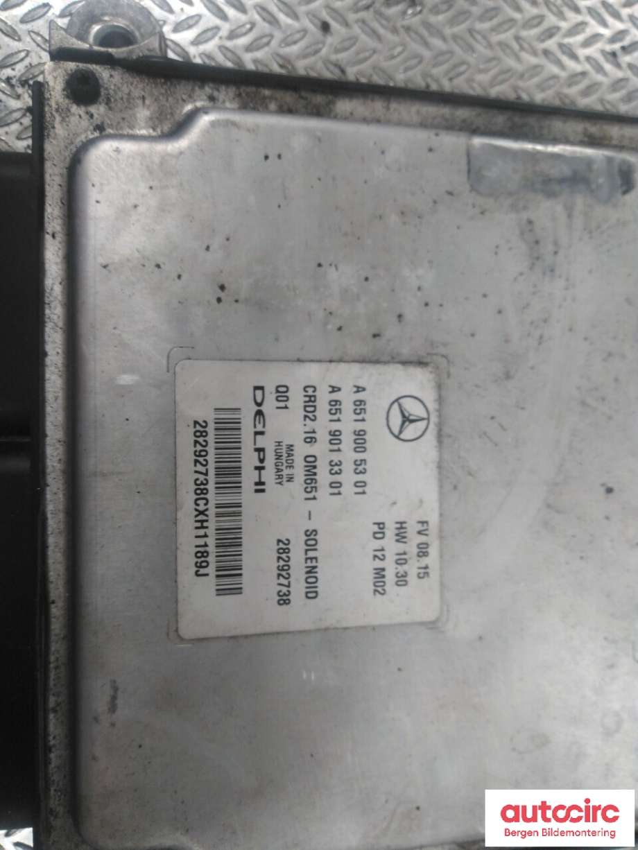 Styreenhet motor til Mercedes E-Klasse, Coupe/Cab 2009-2013 (Fase 1) (C207) (C207) (MERCEDES||A 651 900 31 00)