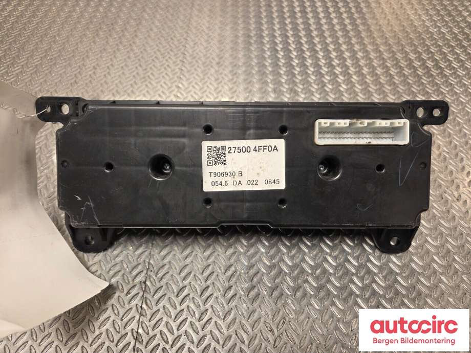 Varmeapparat betjening til Nissan NV200 2010-2019  (NISSAN|275004FF0A|)