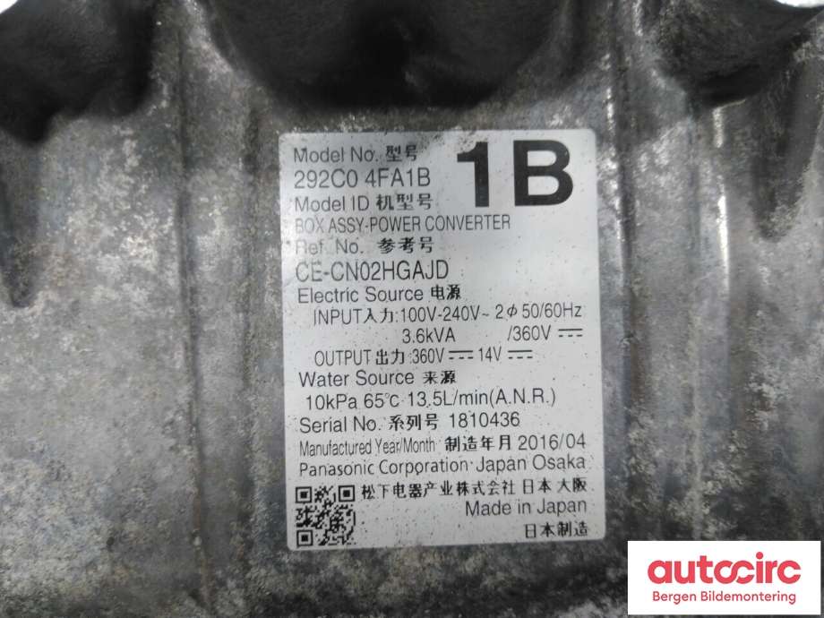 Converter til Nissan NV200 2010-2019  (NISSAN|292C04FA1B|)