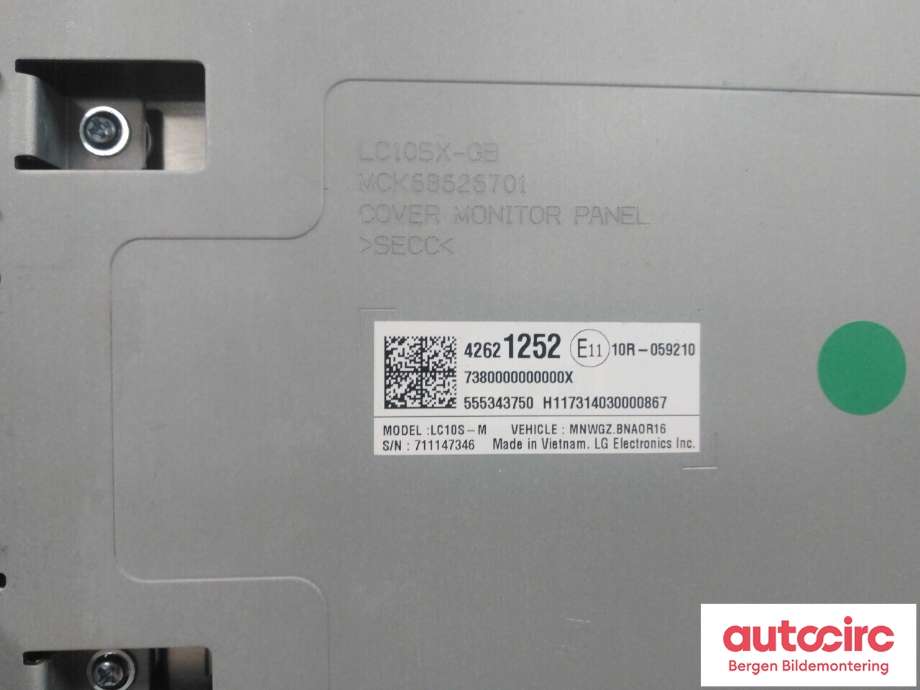Bilstereo navigasjon til Opel Ampera-e 2017-->> (Type II)  (OPEL|42621252|)