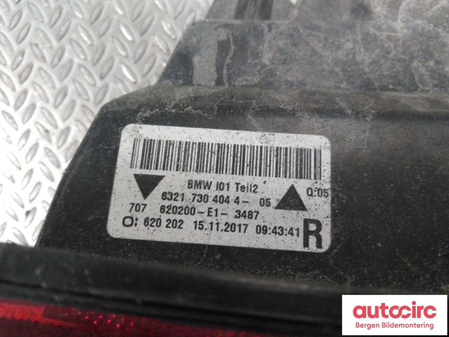 Baklykt høyre til BMW i3 2013-2022  (BMW|63 21 7 304 044|)