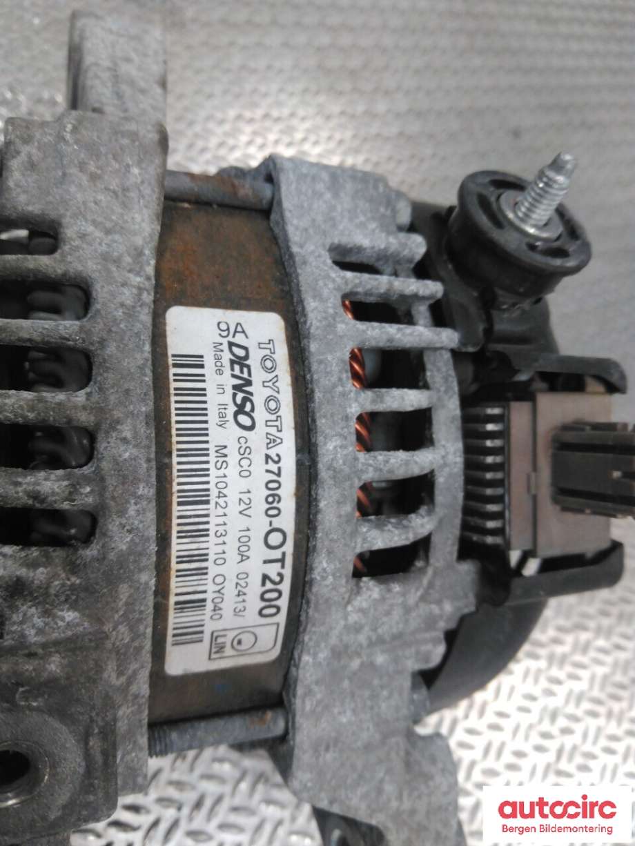 Dynamo til Toyota Auris 2013-2015 (Type II, Fase 1)  (TOYOTA|270600T200|)