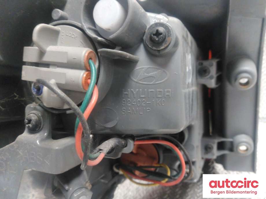 Baklykt høyre til Hyundai Ix20 2010-2017  (HYUNDAI|92412 1K000|)