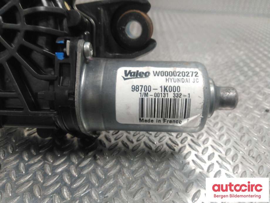 Viskermotor bakrute til Hyundai Ix20 2010-2017  (HYUNDAI|98700 1K010|)