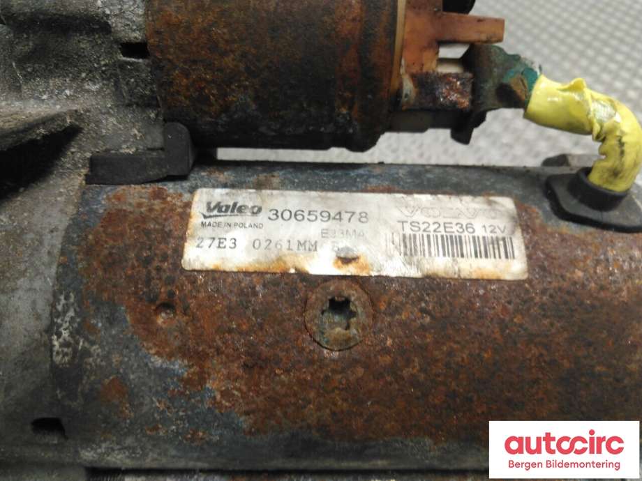 Starter diesel til Volvo V70 2014-2016 (Type III, Fase 2)  (VOLVO|36000221|)
