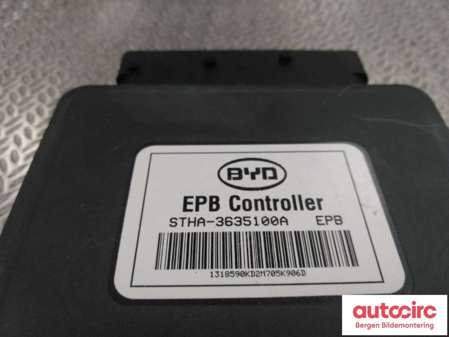 Styreenhet elektrisk parkbrems (EPB - Electric Parking Brake) til BYD Tang 2020-->>  (BYD|STHA-3635100A|)